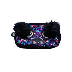 Justice Sequin Panda Pencil Case